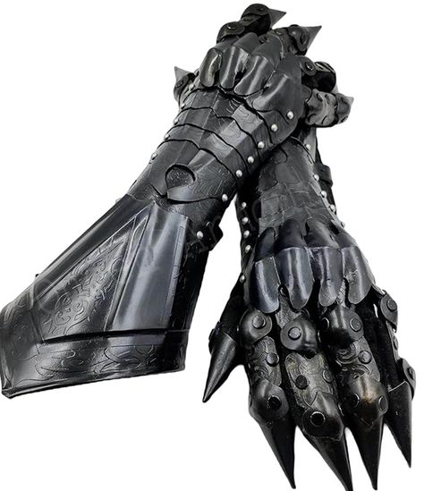 PRICES MAY VARY. Gauntlet are made of 18 gauge steel An item includes one pair Gauntlets for Adult wearable Department : Unisex adult gauntlets gloves armor halloween Made from 18 Gauge Steel Measure 16 inch long Manufactured by Queen Armour Queen Armour Gauntlet are made of 18 gauge steel, An item includes one pair Gauntlets for Adult wearable, Department : Unisex adult, gauntlets gloves armor halloween, Made from 18 Gauge Steel Measure 16 inch long, Manufactured by Queen Armour Nazgul Gauntlet, Medieval Gloves, Armour Gloves, Armor Fashion, Pirate Oc, Armor Gloves, Gothic Armor, Armor Reference, Steel Armor