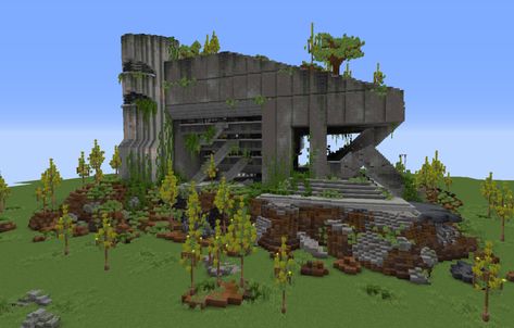 (1) Acrylicpaint on Twitter: "Reclamation Built on @BuildersRefuge #Minecraft #Minecraftbuilds #minecraft建築コミュ https://t.co/TzEBHSBakn" / Twitter Minecraft Overgrown Ruins, Minecraft Brutalist Architecture, Abandoned Minecraft Builds, Minecraft Abandoned Building, Post Apocalyptic Minecraft, Dystopian Minecraft Builds, Minecraft Overgrown House, Overgrown Minecraft Builds, Minecraft Sewers