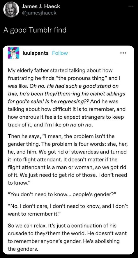 Gender Tumblr, Lgbtq Tumblr Funny, Queer Stories, Queer Humor, Lgbt History, Lgbtq Funny, Gay Memes, Funny Tumblr Posts, Faith In Humanity