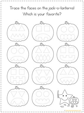 Pumpkin Tracing Fun - 1 1 1=1 Prek Tracing Activities, October Tracing Worksheets, Halloween Pumpkin Activities For Kids, Halloween Prewriting Activity, Pumpkin Tracing Worksheet, Pumpkin Tracing Preschool, Halloween Tracing Worksheets Preschool, Pumpkin Trace Printable, Pumpkin Tracing Sheets