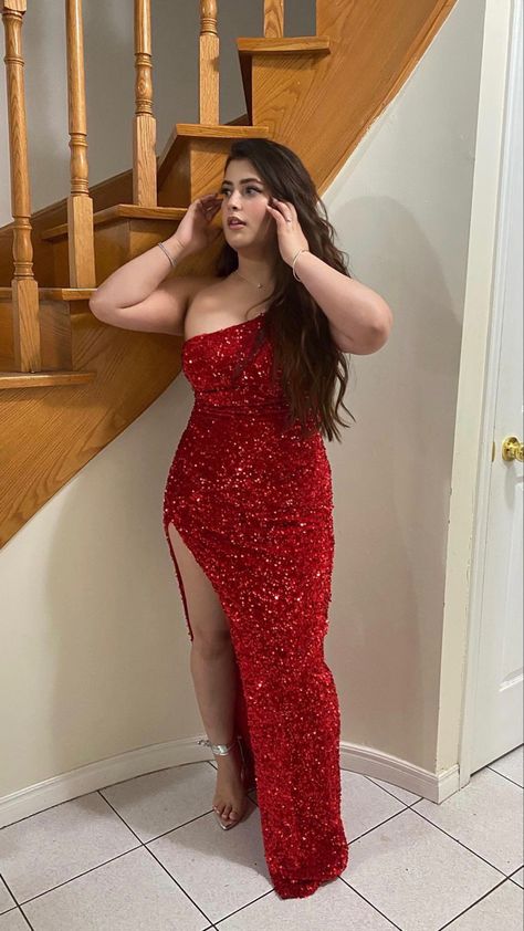 Red Prom Dress Sparkly, Red Sparkle Dress, Red Sparkly Dress, Red Sequin Dress, Prom Theme, Red Sparkle, Casino Night, Red Prom, Pretty Prom Dresses