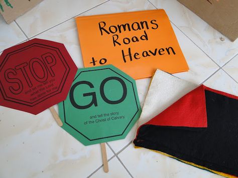 Raising 4 Princesses: Romans Road Sunday School Lessons Bible Romans, Roman Road To Salvation, Romans Road, Sunday School Object Lessons, Adventure Bible, Kids Sunday School Lessons, Story Of Jesus, Bible Object Lessons, Road Kids