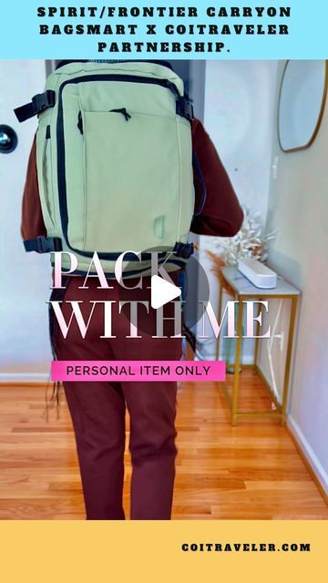 How To Pack A Backpack, Packing In Backpack, Bagsmart Backpack, How To Pack A Backpack For Travel, Airport Bag, 4 Day Weekend, Travel Content, Packing Cubes, Back Bag