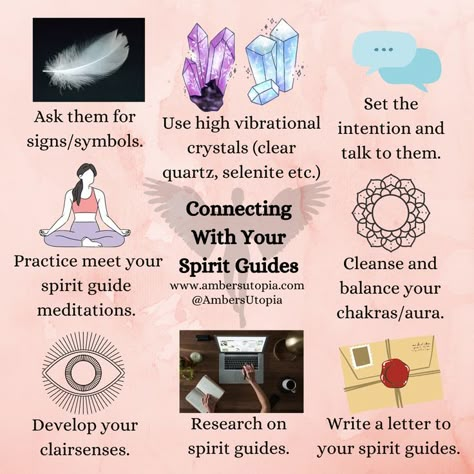 How To Get A Spirit Guide, How To Hear Your Spirit Guides, Crystals For Spirit Guides, Witchcraft Spirit Guides, Tarot Spirit Guide, How To Communicate With Your Spirit Guide, Contact Spirit Guides, Thanking Your Spirit Guides, Dear Spirit Guides