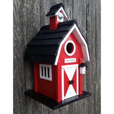 Home Bazaar Barn Bird House Woodworking Photography, Tools Cabinet, Woodworking Shelves, Angled Roof, Christmas Woodworking, Woodworking Tricks, Kids Woodworking, Barn Birdhouses, Woodworking Studio