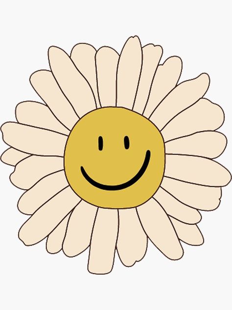 Sunflower Cartoon, Cartoon Sunflower, Tufting Ideas, Face Cartoon, Cartoon Stickers, Face Art, Smiley Face, Cartoon Design, A Face