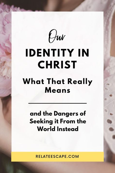 Our identity, and where it's rooted, affects every aspect of our life. The decisions we make, the activities and emotions we engage in, where we find our value - not to mention our relationship with Jesus. So the question is: where is your identity rooted? Is it truly in Christ? Or are you seeking your identity - and thus your value - from people and things of the world? Join me as we dig into our identity as Christian women and lovers of Jesus! Identity In Christ Activity, Identity In Christ Woman, Identity In Christ For Kids, Youth Devotions, My Identity In Christ, Finding Confidence, Teen Bible Study, New Creation In Christ, Prayer Bible