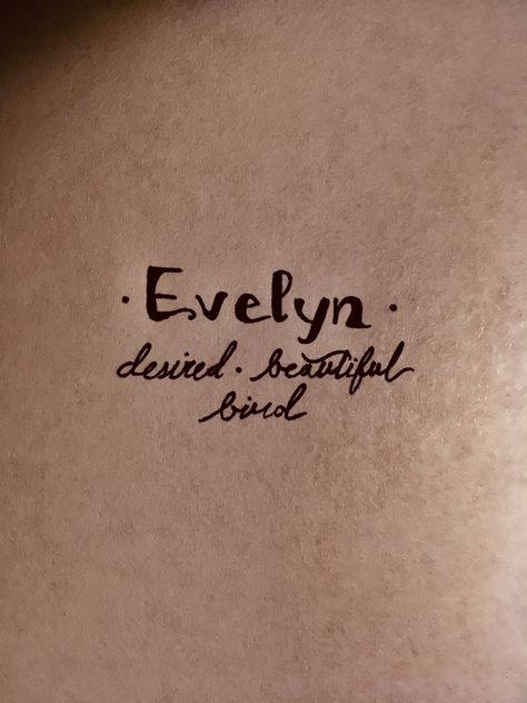 Old paper, Evelyn name Evelyn Name Aesthetic, Evelyn Name Meaning, Evelyn Meaning, Evelyn Aesthetic, Evelyn Name, Evelyn Core, Name Evelyn, Mayfair Witches, Sims Names