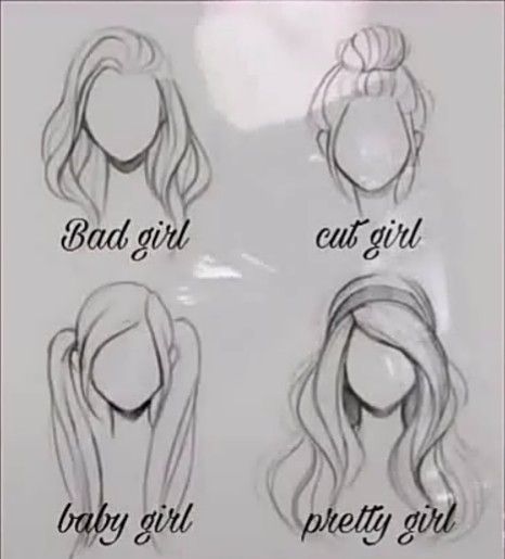 hair hairstyle hairstyles girl badgirl cutegirl babygirl prettygirl Basic Hair Drawing Tutorial, Aime Hairstyle Drawing, Art Sketches Hairstyles, Hairstyles For Sketching, Hairstyles To Draw Easy, Cute Hair Sketch, How To Draw Cartoon Hair Step By Step, Easy Hairstyle Drawing, Simple Hairstyle Drawing