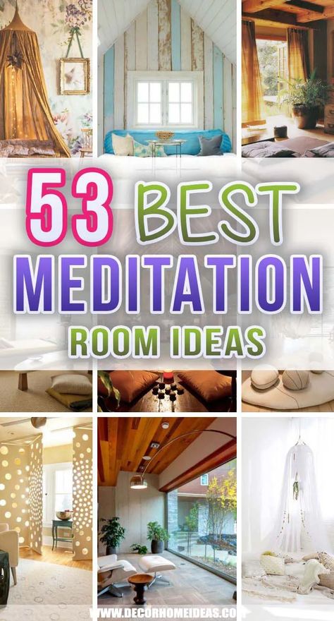 Bedroom Sanctuary Ideas Zen, Zen Guest Bedroom Ideas, Self Care Room Ideas, Zen Corner Bedroom, Diy Yoga Room, Meditation Room Ideas, Reiki Room Ideas, Serenity Room, Meditation Nook