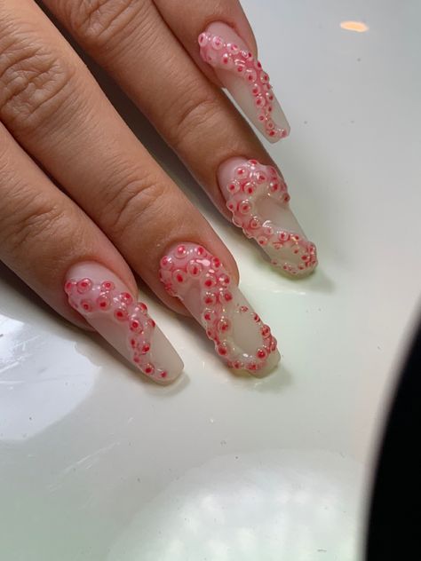 Octopus Nail Art, Octopus Nails, Classy Acrylic, Euphoria Makeup, Classy Acrylic Nails, Funky Nails, Nail Art Inspiration, Dope Nails, Beauty Business