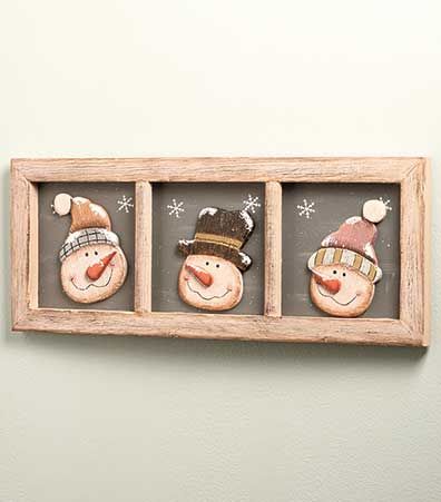 Snowman Scene Holiday Decor Wood Snowman, Wooden Snowman, Christmas Snowman, Wall Decor, Holiday Decor, Wall Art, Wood, Wall, Christmas