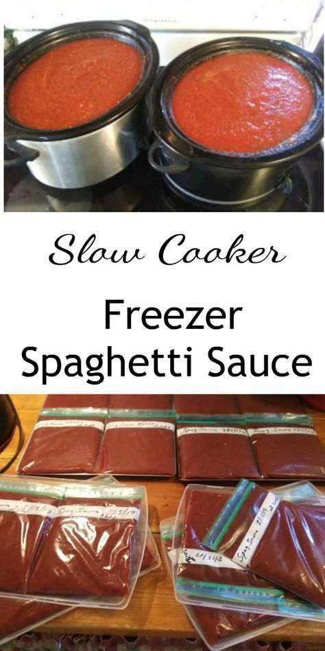 Freezer Friendly Spaghetti Sauce, Crockpot Fresh Tomato Pasta Sauce, Freezer Tomatoes Recipes, Fresh Tomato Pasta Sauce Slow Cooker, Crock Pot Pasta Sauce Fresh Tomatoes, Slow Cook Tomato Sauce, Freezer Friendly Pasta Sauce, Garden Tomato Recipes Freezer, Spaghetti Sauce Freezer Recipe