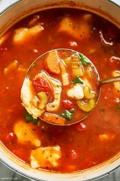 Easy Fish Soup with Mediterranean Flavors - #fish #soup #recipe #eatwell101 - This fish soup recipe with Mediterranean accents is nutritious, easy and big on flavor. Try our easy fish soup recipe tonight, it's done in less than 40 minutes! - #recipe by #eatwell101® Fish Soups And Stews, Fish Soup Recipe Easy, Mexican Fish Soup, Easy Fish Soup, Fish Soup Recipes, Fish Soup Recipe, Mediterranean Soup, Frozen Fish Fillets, Lemon Fish