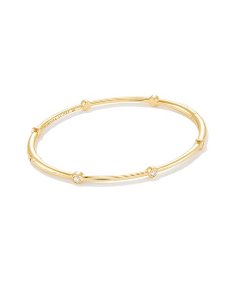 Audrey 14k Yellow Gold Bangle Bracelet in White Diamonds Yellow Gold Cuff Bracelet, White Gold Bangle, Yellow Gold Bangle, White Gold Chains, Arm Party, Gold Bracelet Cuff, Gold Bangle, Gold Bangle Bracelet, Fine Jewelry Bracelets