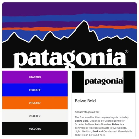 Patagonia Brand Design, Patagonia Color Palette, Patagonia Branding, Patagonia Design, Patagonia Brand, Graphic Design Mockup, Patagonia Logo, T-shirt Design Illustration, Magazine Collage