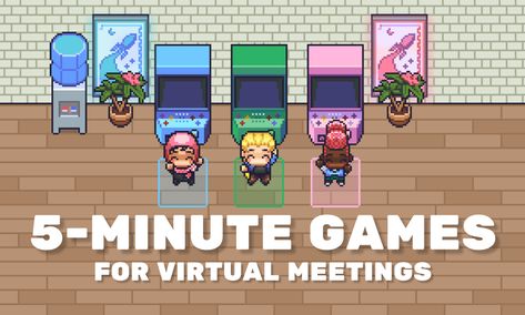 Gather | Best 5-minute games for virtual meetings Virtual Work Games, Team Meeting Activities, 5 Minute Yoga, Work Games, Meeting Activities, Team Morale, Virtual Meeting, Minute Games, Virtual Games