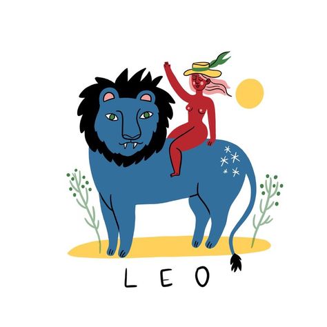 Leo Illustration, Leo Art, Leo Zodiac, Star Signs, Unique Art, Painting & Drawing, Line Art, Zodiac Signs, Astrology