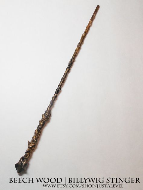 Twisted Gold Harry Potter Inspired Wand by JustALevel Hp Fanart, Harry Potter Oc, Wingardium Leviosa, Reality Shifting, Witch Wand, Harry Potter Items, Harry Potter Cosplay, Fantastic Beast, Wizard Wand