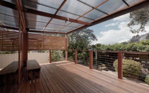 http://yourabode.com.au/index.php/selected-projects/west-ryde-renovation/ Patio Ideas Australia, Under Deck Landscaping, Deck Landscaping, Backyard Pergola, Deck With Pergola, Timber Deck, Decks Backyard, Diy Deck, Backyard Deck