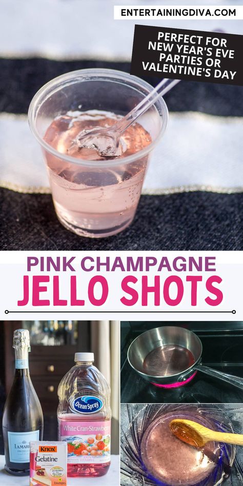 Champagne Jello Shots Recipe, Blue Hawaiian Jello Shots, Pina Colada Jello Shots, Champagne Jello, Types Of Champagne, Champagne Jelly, Champagne Jello Shots, Best Jello Shots, Jello Shots Recipe