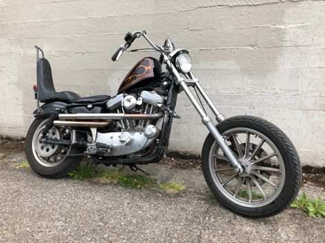 Norcal Sportster, Norcal Chopper, Paint Frame, Sportster Chopper, Motorcycle Ideas, Sportster 883, Chopper Motorcycle, Old Skool, Old Pictures