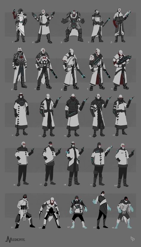 Spy Concept Art Character Design, Concept Design Character, Scientist Character Design Concept Art, Character Design Doctor, Doctor Illustration Art, Doctor Outfit Ideas, Medic Character Design, Outfits Art Drawing, Game Character Design Concept