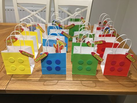 Lego Birthday Kids Party Bags Kids Party Bags, Party Bags Kids, Lego Birthday, Birthday Kids, Lego Party, Party Bags, Goodie Bags, Kids Birthday Party, Kids Party