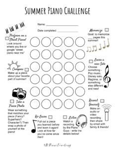 Race to finish the challenge - practice days and activities to use in your music studio! Piano Practice Challenge, Piano Practice Chart, Teacher Advice, Piano Worksheets, Music Bingo, Piano Scales, Summer Of Fun, Assignment Sheet, Piano Games