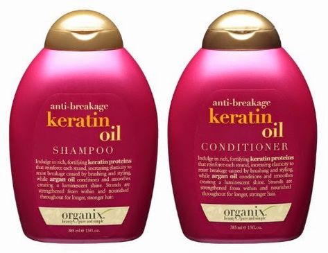 Kreyola's Journeys: Review: OGX Shampoo and Conditioner Anti-Breakage Keratin Oil Ogx Shampoo, Jojoba Shampoo, Ogx Hair Products, Keratin Oil, Keratin Shampoo, Curl Shampoo, Shampoo Reviews, Good Shampoo And Conditioner, Homemade Cosmetics