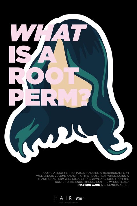 Despite what you've heard, not all perms are bad such as the root perm. A root perm gives hair a voluminous transformation that lasts without any extra effort. If you're curious about whether this perm works for you, keep on reading for expert advice. Root Perm For Volume, Root Perm Before And After, Root Perm, Perm Curls, Root Volume, Different Types Of Curls, Getting A Perm, Lifeless Hair, Really Long Hair