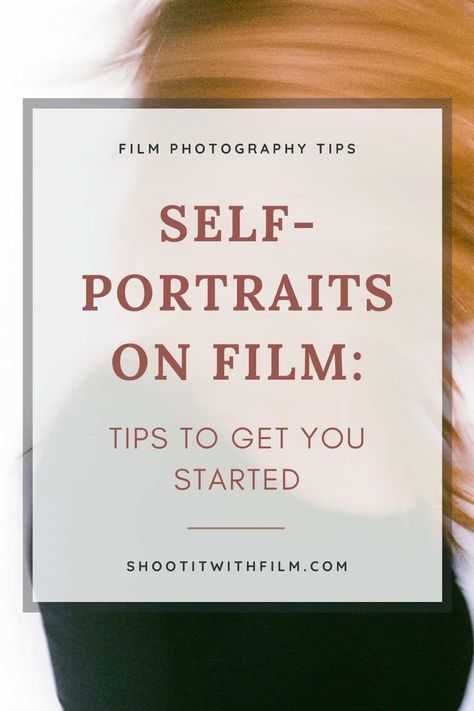 Learn how to shoot self-portraits on film! These simple tips will help get you started with your film photography self-portraits. » Learn how to shoot film with these film photography tips and tutorials on Shoot It With Film #shootitwithfilm #filmisnotdead #ishootfilm #analogphotography #filmphotography #35mmfilm #35mm #35mmfilmphotography #mediumformat #photographytips Film Tips, High School Photos, Photo Class, Film Photography Tips, Film Photography 35mm, Multiple Exposure, Shoot Film, Black And White Film, Light Leak