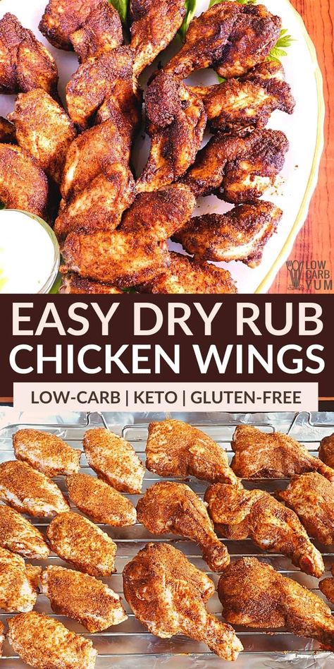 Buffalo Chicken Dry Rub Recipe, Keto Dry Rub Chicken Wings, Coated Chicken Wings, Dry Seasoning For Chicken Wings, Dry Rub Hot Wings, Chicken Wing Seasoning Dry Rubs Air Fryer, Chicken Wing Rubs, Sweet And Spicy Dry Rub Chicken Wings, Wings Rub Recipe