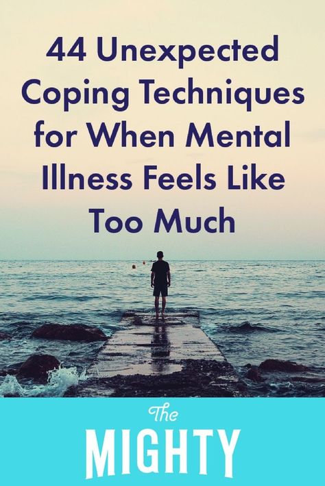 Mental Ilness, Psychology Hacks, Calming Techniques, Mental Disorders, Coping Strategies, Coping Skills, The Mighty, Health Awareness, Mental Health Awareness