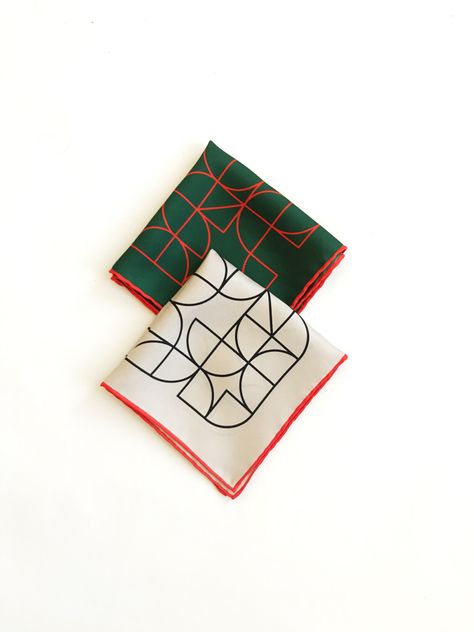 Pocket Square Design, Green Pocket Square, Scarf Photography, Scarf Packaging, Print Scarf Design, Silk Scarf Design, Luxury Packaging Design, Fabric Photography, Lapel Pins Mens