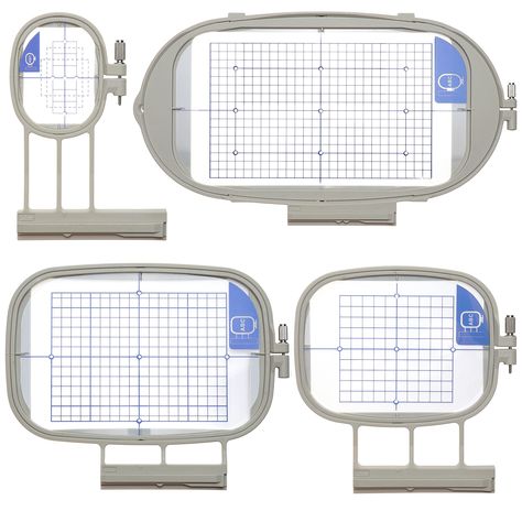 PRICES MAY VARY. These Generic Embroidery Machine hoops will Work with Following Machines: Brother Innovis Series(NQ3600D/3500D/1600E/1400E;VE2300/2200,VM6200D/5200/5100;6750D/6700D/6000/5000/4750D/4500D/4000D/4000/2800D/2500D/1500D/1500; NV 2650D/2600/870SE/800E; XP2/XP1,XV/XV8550D/XV8500D; BP 3500D/2100/1400E; IE/I/V7/V5/V5LE/V3). BabyLock Aerial/Aventura/Destiny/EllageoPlus/Ellegante/Ellegante2/Ellisimo/Esante/Flare/Flourish/Flourish 2/Journey/Meridian/Pathfinder/Solaris/Solaris 2/Spirit/Unit Destiny Ii, Large Embroidery Hoop, Thread Rack, Brother Embroidery Machine, Thread Storage, Brother Embroidery, Baby Lock, Needlework Embroidery, Gold Baby