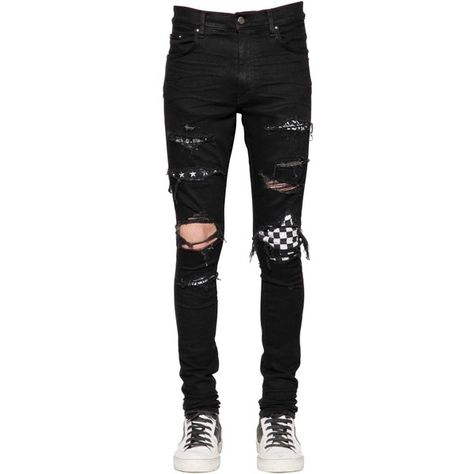 Emo Jeans, Ripped Black Jeans, Cut Shirt Designs, Jeans Drawing, Alt Clothes, Look Festival, Torn Jeans, Ripped Jeans Men, Black Ripped Jeans