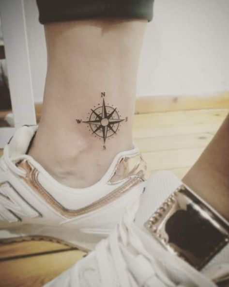 Compass Tattoo Ankle, Tattoo Sketchbook, Compass Tattoos, 2024 Tattoo, Sister Tattoo, Family Tattoo, Family Tattoos, Sister Tattoos, Foot Tattoos