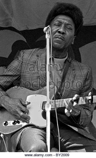 Muddy Waters appearing at Jubilee, UNC-Chapel Hill, NC, 1971 - Stock Image Chess Records, Unc Chapel Hill, Muddy Waters, Columbia Records, Chapel Hill, Blue Band, Guitarist, Mississippi, Stock Photography