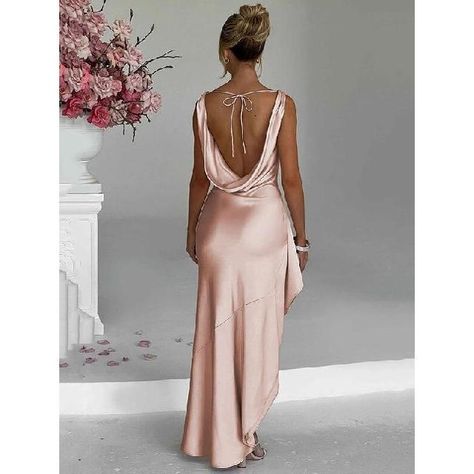 Elegant Satin Backless Split Maxi Dress Shipping to worldwid Tag a friend who would love this! Active link in BIO #Dresses #Jeans #Shorts #Bags #Fashions #Jwewlry #Hoodies #Shits #Skirts #Jackets #Pants #Sweaters #Cardigans #Womens #Women #Woman #Colthing Irregular Skirt, Tank Dresses, Slim Skirt, Autumn 2023, Split Maxi Dress, Satin Maxi, Evening Dresses Elegant, Satin Maxi Dress, Stretch Satin