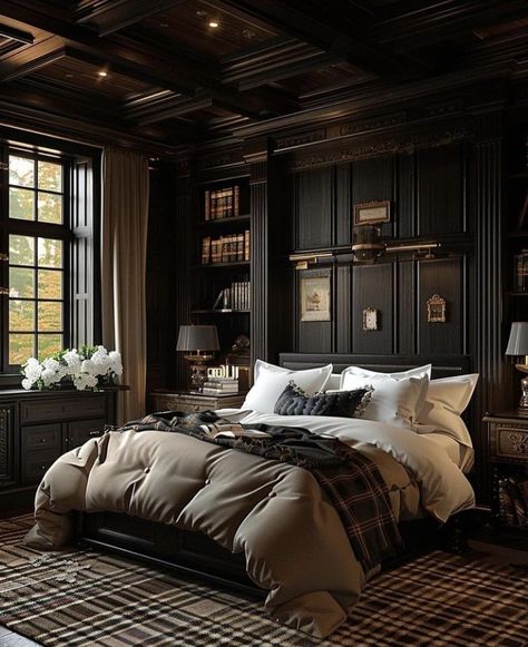 Clean City, Flat Bedroom, Male Bedroom Ideas, Modern Tudor, Elegant Bedroom Decor, Styling Tricks, Best Home Design, English Tudor, Bedrooms Decor