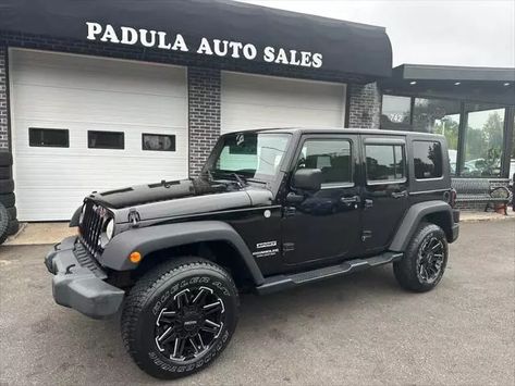 Used 2010 Jeep Wrangler Unlimited Sport for sale at Padula Auto Sales in Holbrook, MA for $7,995. View now on Cars.com 2010 Jeep Wrangler, Wrangler Unlimited Sport, Wrangler Unlimited, Jeep Wrangler Unlimited, Jeep Wrangler, Cars For Sale, Jeep, Cars, For Sale