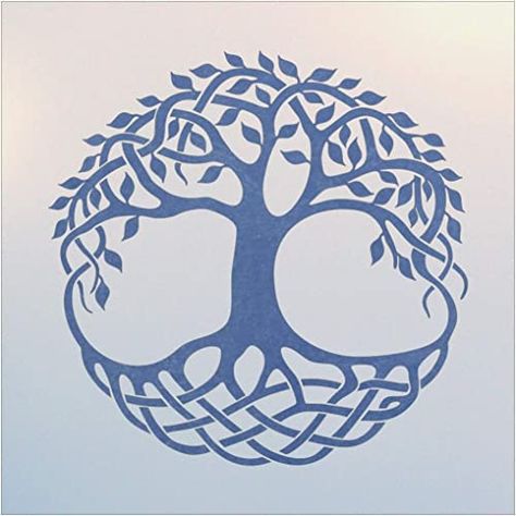 Tree Of Life Stencil, Yggdrasil Tattoo, Ireland Tattoo, Irish Tattoos, Norse Tattoo, Tree Of Life Tattoo, Celtic Tree Of Life, Celtic Tattoos, Viking Symbols