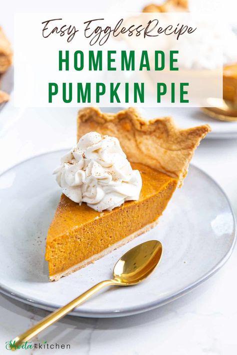 Pumpkin Pie Recipe With Condensed Milk, Eggless Pumpkin Pie Recipe, Eggless Pumpkin Pie, Homemade Pumpkin Pie Recipe, Pumpkin Baking Recipes, Pumpkin Recipes Keto, Pie With Graham Cracker Crust, Healthy Pumpkin Pie Recipe, Healthy Pie Recipes