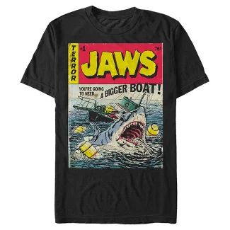 Shark Man, Retro Comic Book, Bigger Boat, Shark T Shirt, Black Graphic Tees, Retro Comic, Comic Covers, Black Media, Mens Tees