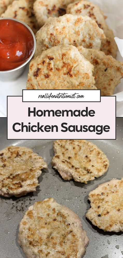 Enjoy homemade chicken breakfast sausage that’s both easy and high protein! This chicken breakfast sausage recipe is perfect for a healthy morning boost. Make the best chicken breakfast sausage at home with simple ingredients for a delicious, homemade start to your day. Chicken Sausage Patties, Homemade Chicken Sausage, Chicken Breakfast Sausage, Breakfast Sausage Recipe, Fiber Breakfast, Breakfast Sausage Patties, Chicken Sausage Recipes, Maple Chicken, High Fiber Breakfast