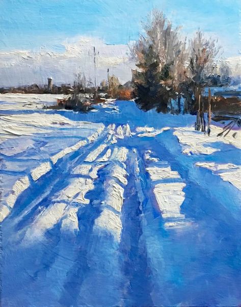 Nature Artists, Snow Art, Landscape Sketch, Painting Snow, Winter Painting, Boat Painting, Landscape Art Painting, Art Painting Gallery, 수채화 그림