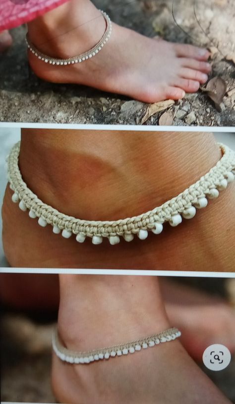 Boho Anklets Bohemian, Diy Anklet, Vogue Accessories, Modest Summer Dresses, Bead Diy, Anklets Boho, Macrame Boho, Summer Black Dress, Summer Fashion Beach