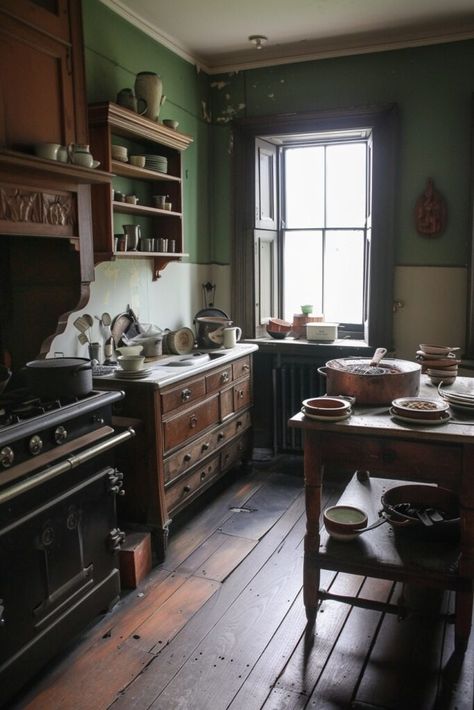 Victorian Pantry, 1890 Kitchen, 19th Century Kitchen, Craftsman Interior Design Kitchen, 1880s Kitchen, Victorian Kitchen Ideas, 1900s Kitchen, 1910 Kitchen, 1800s House