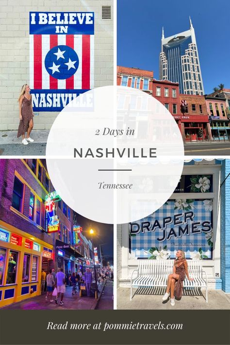 2 days in Nashville itinerary Nashville October, Nashville Itinerary, Day In Nashville, I Believe In Nashville, Midwest Road Trip, Nashville Vacation, Popular Travel Destinations, Weekend Itinerary, Tennessee Vacation